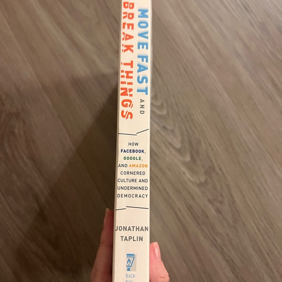 move fast and break things by jonathan taplin got it for school, never used it - Picture 2 of 3